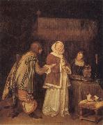 TERBORCH, Gerard The Letter oil painting artist